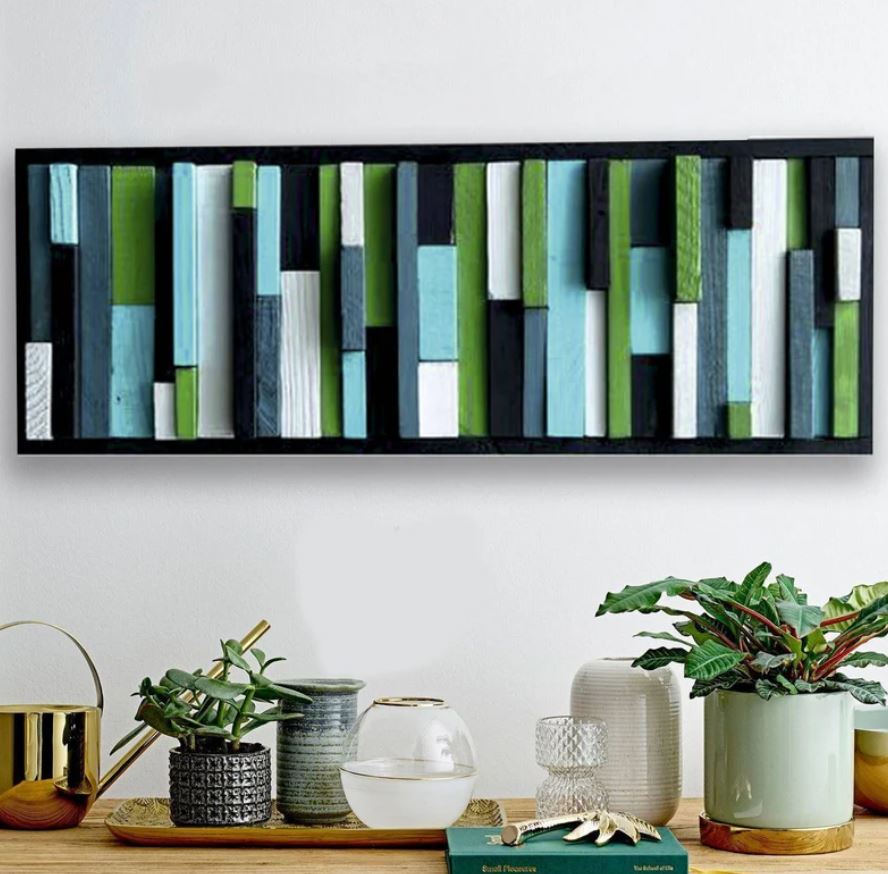 Geometric Wood Wall Art 